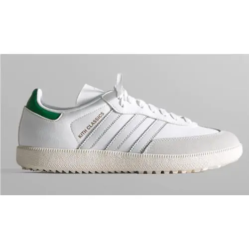Kith Adidas Samba Golf White Green 2023 Size 9.5 In Hand Limited