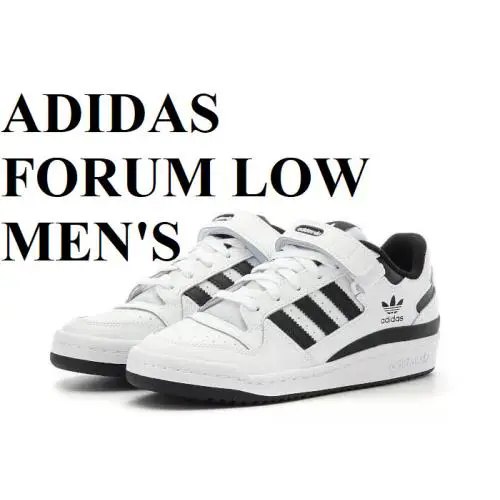 Adidas Forum Low Trainers Sneakers Basketball Men Shoes White/black Size 9.5