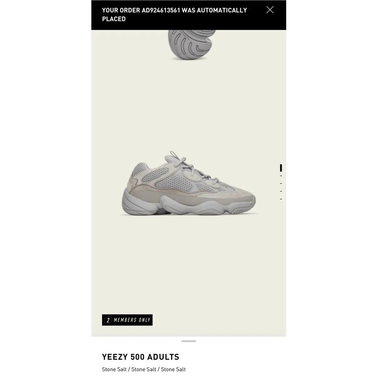 Adidas shoes - Adidas Yzy 500 - Yzy - Gray 3