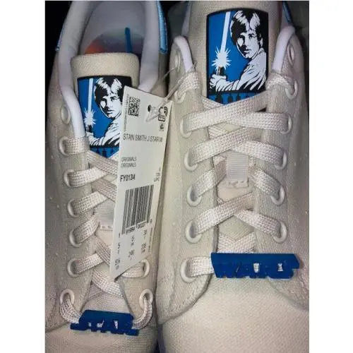 Adidas shoes - adidas Stan Smith - Stan Smith - Chalk White / Cloud White / Bright Blue (UPC: 191984002200) 7