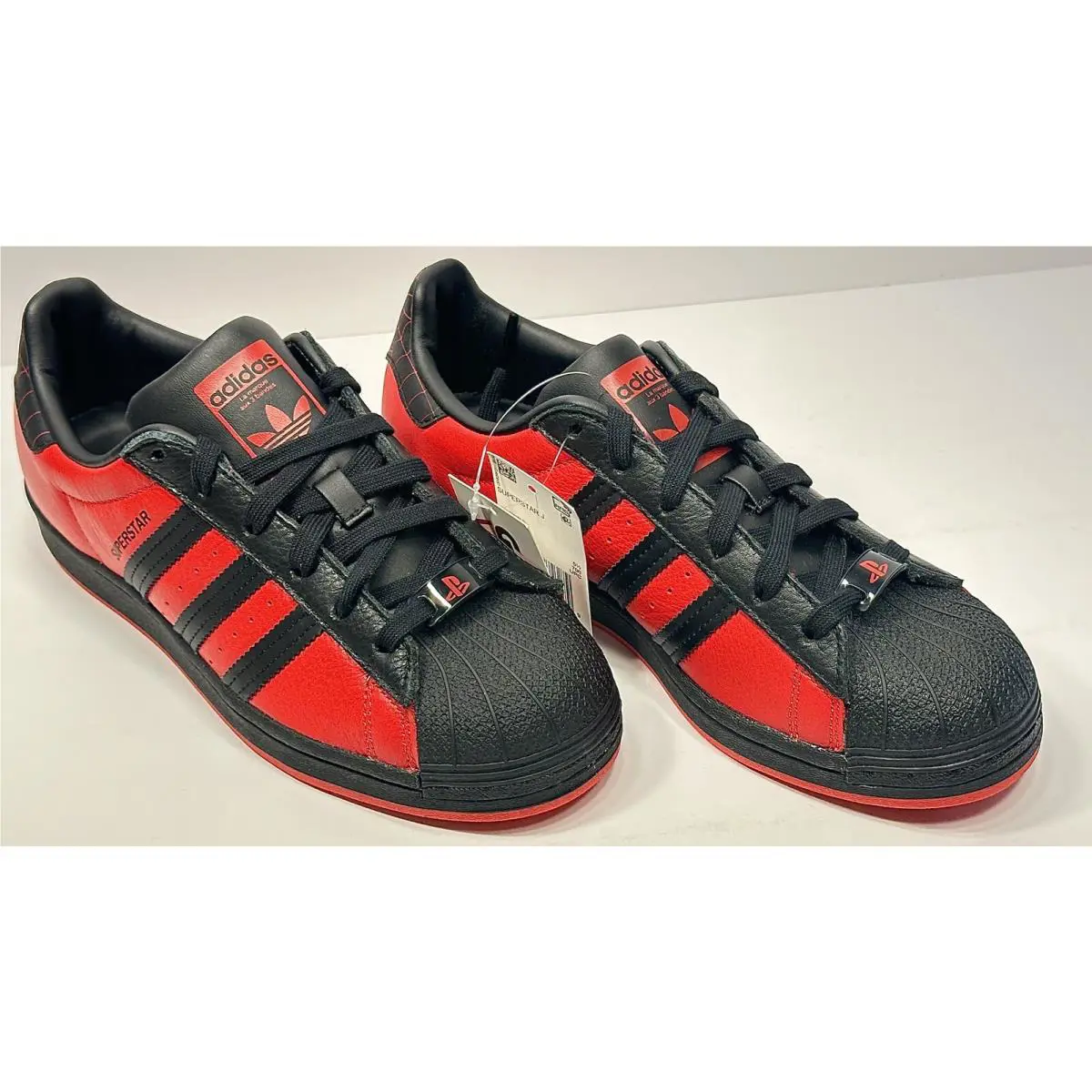 Adidas shoes - adidas Superstar - Superstar - GV7129 - Red, Manufacturer: Core Black/Core Black/Red (UPC: 0194821818408) 1