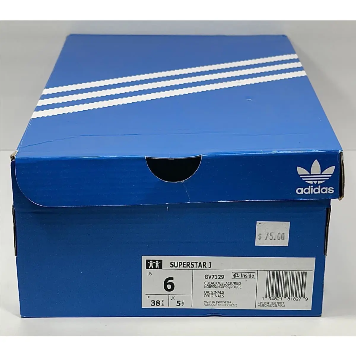 Adidas shoes - adidas Superstar - Superstar - GV7129 - Red, Manufacturer: Core Black/Core Black/Red (UPC: 0194821818408) 4