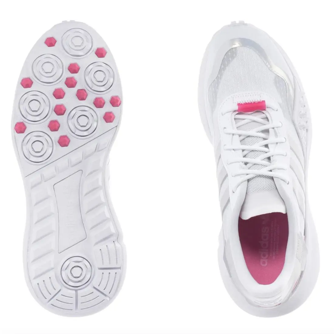 Adidas shoes - White Metallic Silver Rose Tone -GZ8141 4