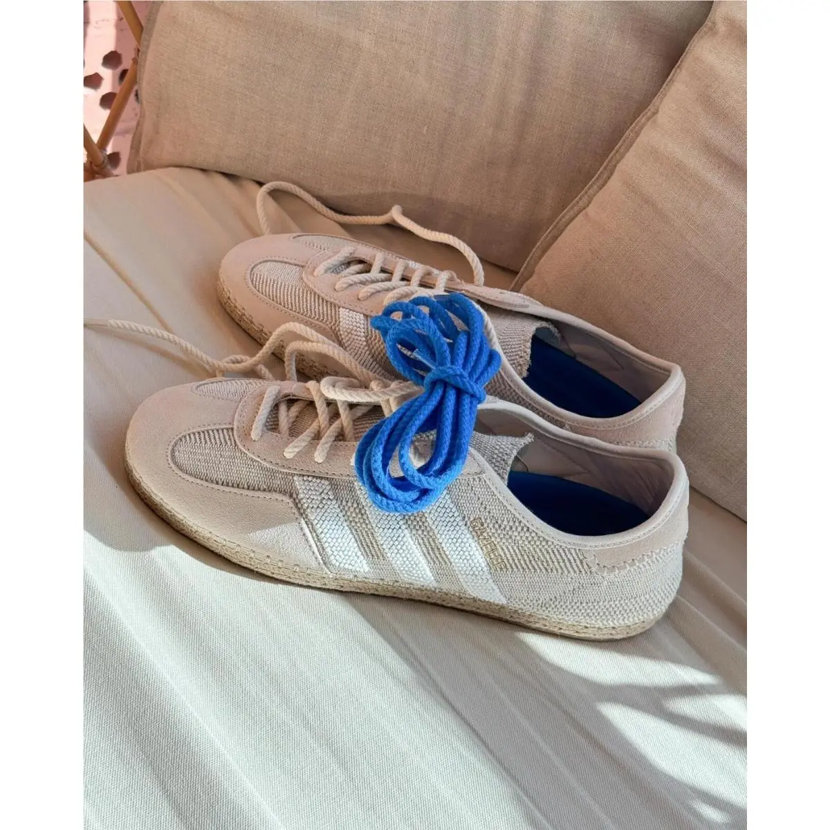 Adidas shoes - adidas Gazelle - Gazelle - IH3144 - Ivory, Manufacturer: Halo Ivory/Cloud White/Blue Bird 3