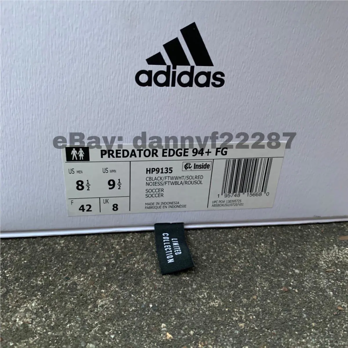 Adidas shoes - Predator Edge+ - Predator - HP9135 - Black 8