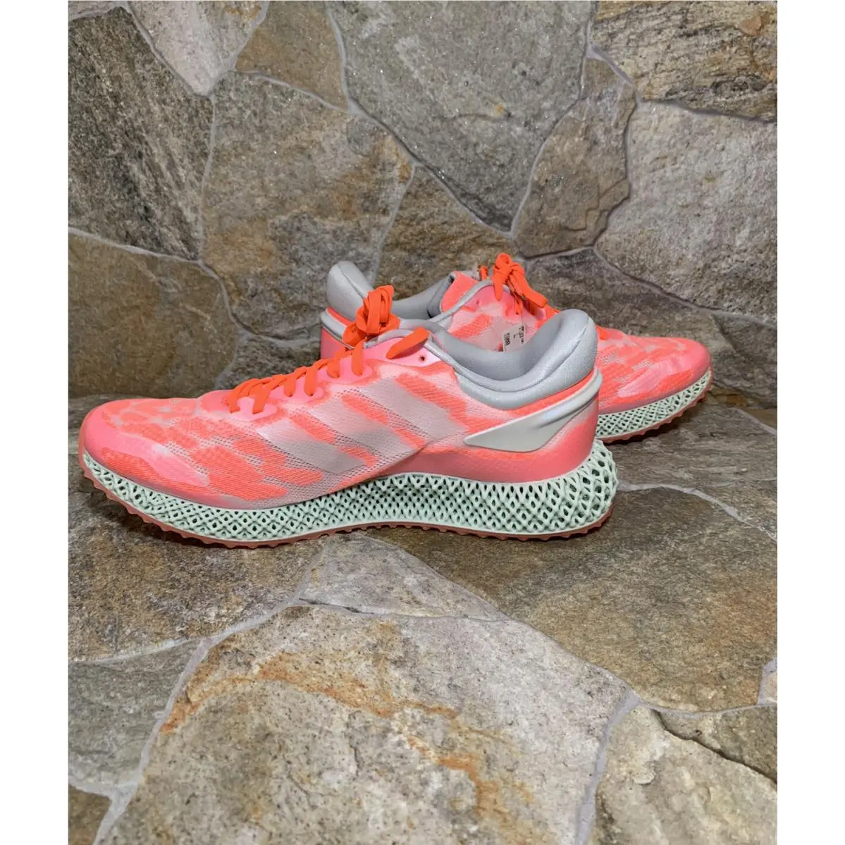 Adidas shoes - adidas 4D Runner - Runner - FW6838 - Pink, Manufacturer: Footwear White/Footwear White/Signal Coral (UPC: 0191532834604) 9