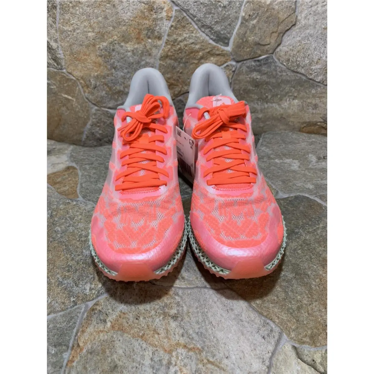 Adidas shoes - adidas 4D Runner - Runner - FW6838 - Pink, Manufacturer: Footwear White/Footwear White/Signal Coral (UPC: 0191532834604) 1