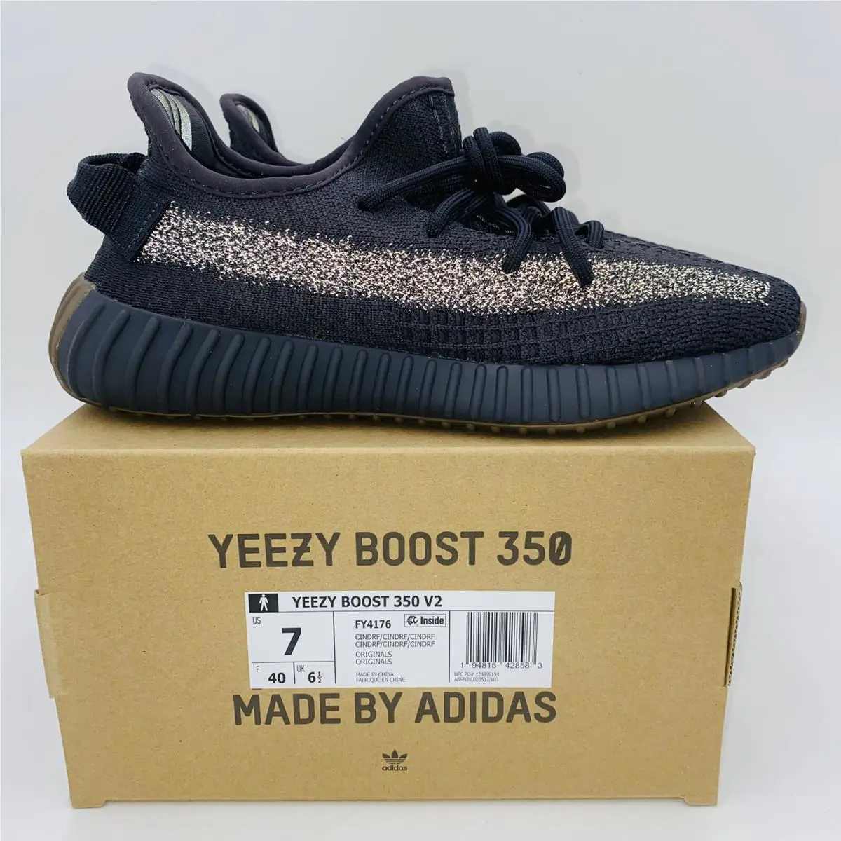 Adidas shoes - adidas Yeezy Boost 350 V2 - FY4176 - Cinder, Manufacturer: Black 0