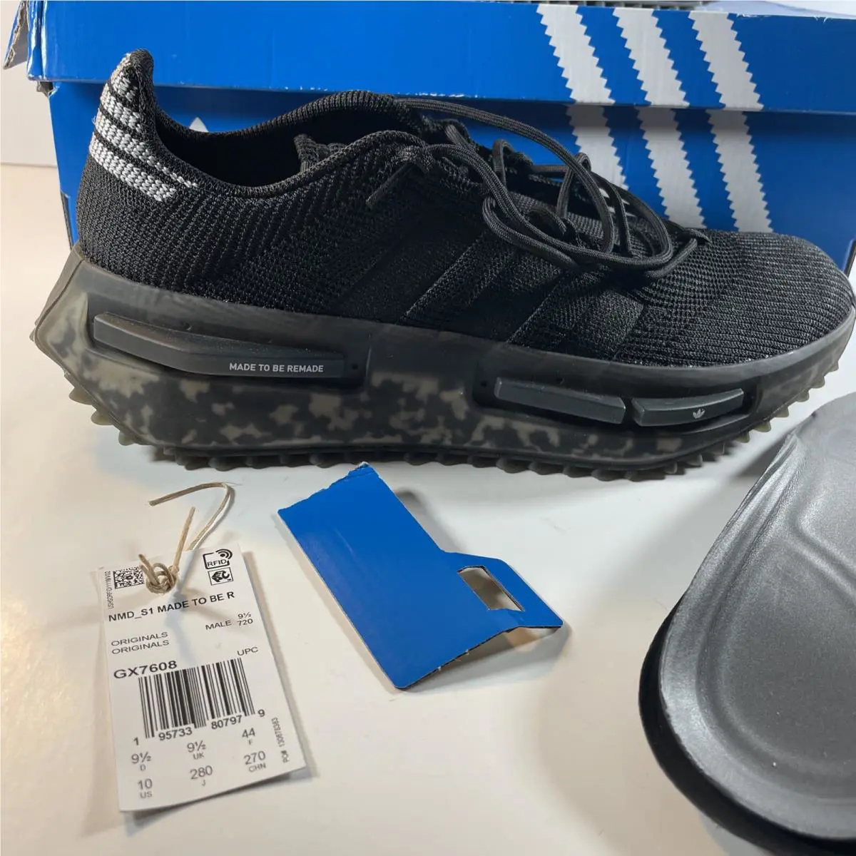 Adidas shoes - adidas NMD S1 - NMD - GX7608 - Black 0