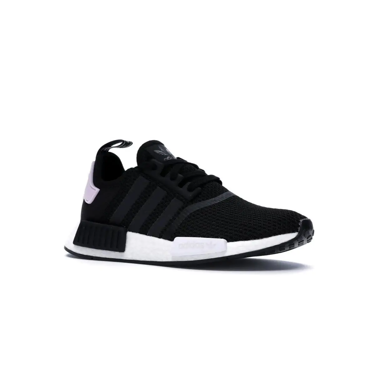 Adidas Nmd R1 Core Black Clear Pink Women`s Size 6 - Black