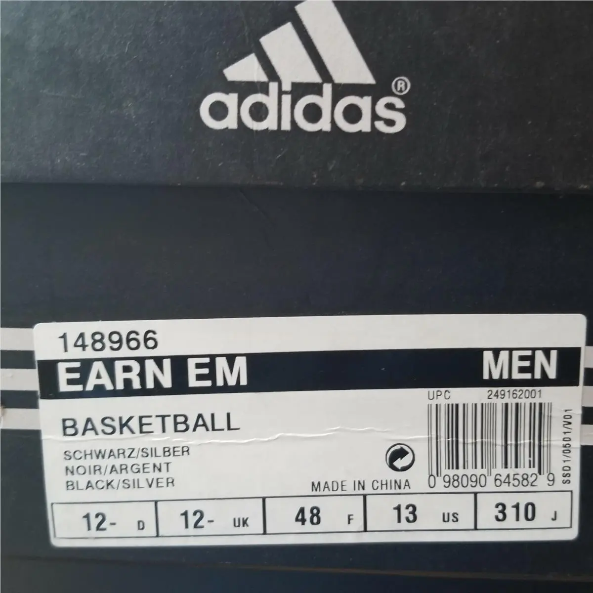 Adidas shoes - Adidas Earn Em - Earn - 148966 - Black (UPC: 098090645829) 5