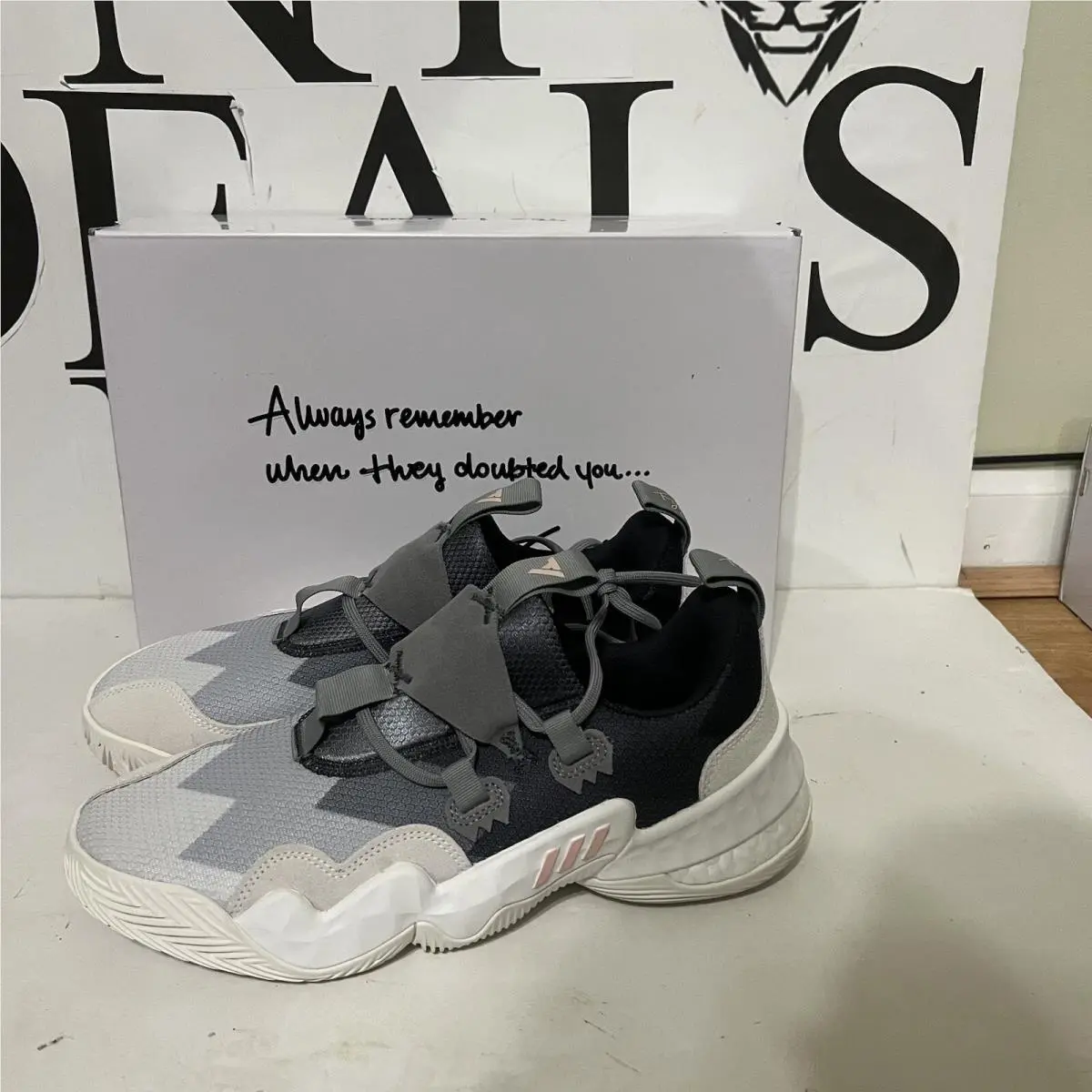 Adidas shoes - adidas Trae Young 1 - Trae Young - GY0302 - Gray 5