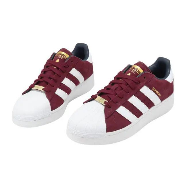 Adidas Superstar Xlg Platform Lace-up Shoes Men SZ 7 = Women SZ 8.5 Burgundy - Burgundy/Gold /Footwear White/Navy - IG0287