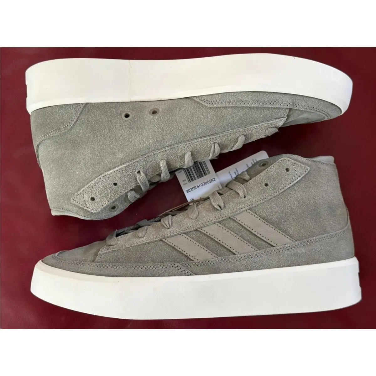 Adidas shoes - adidas ZNSORED HI SUEDE - ZNSORED SUEDE - IH4781 - Clay / Grey Five (UPC: 196478432594) 11