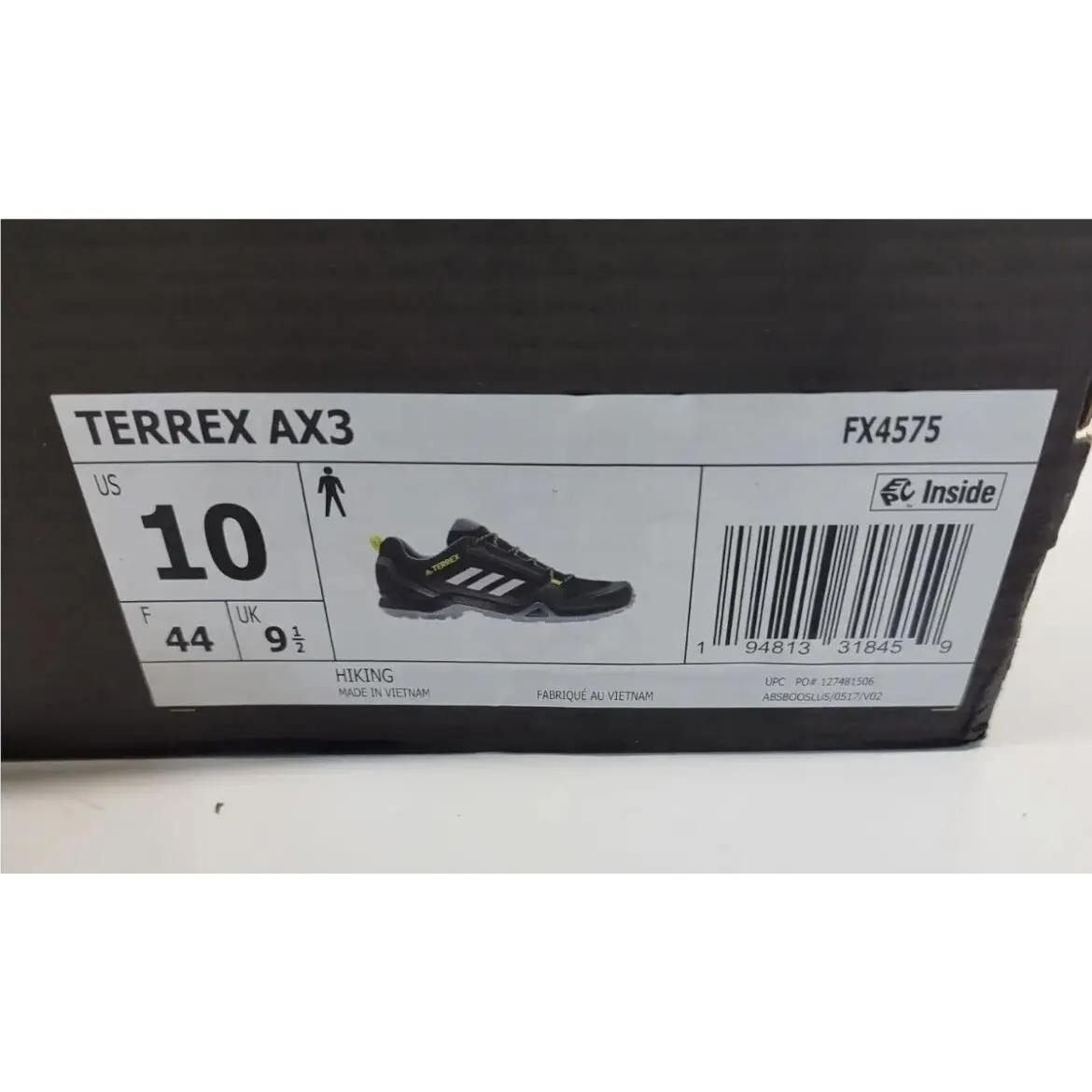 Adidas shoes - adidas TERREX AX3 - TERREX - FX4575 - Black (UPC: 194813318459) 5