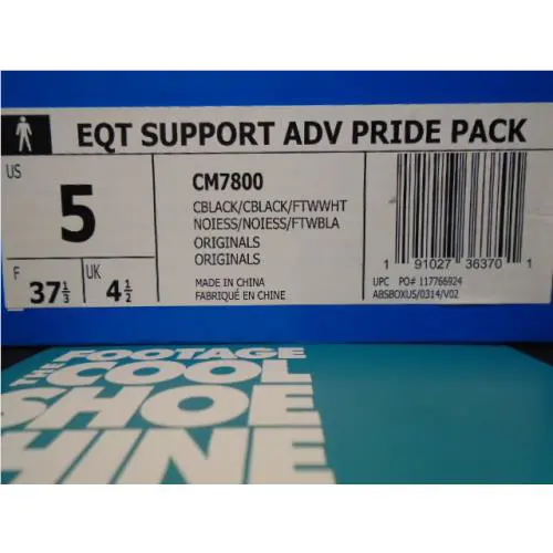 Adidas shoes - EQT Support ADV Pride Pack - Black 4