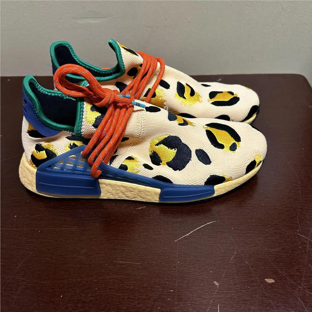 Adidas Pharrell x Nmd Human Race Animal Print Mens Shoes Pulse Amber HP3221