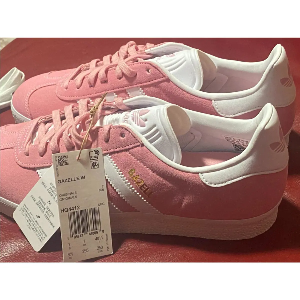 Adidas shoes - adidas Gazelle - Gazelle - HQ4412 - Pink (UPC: 195747468098) 0