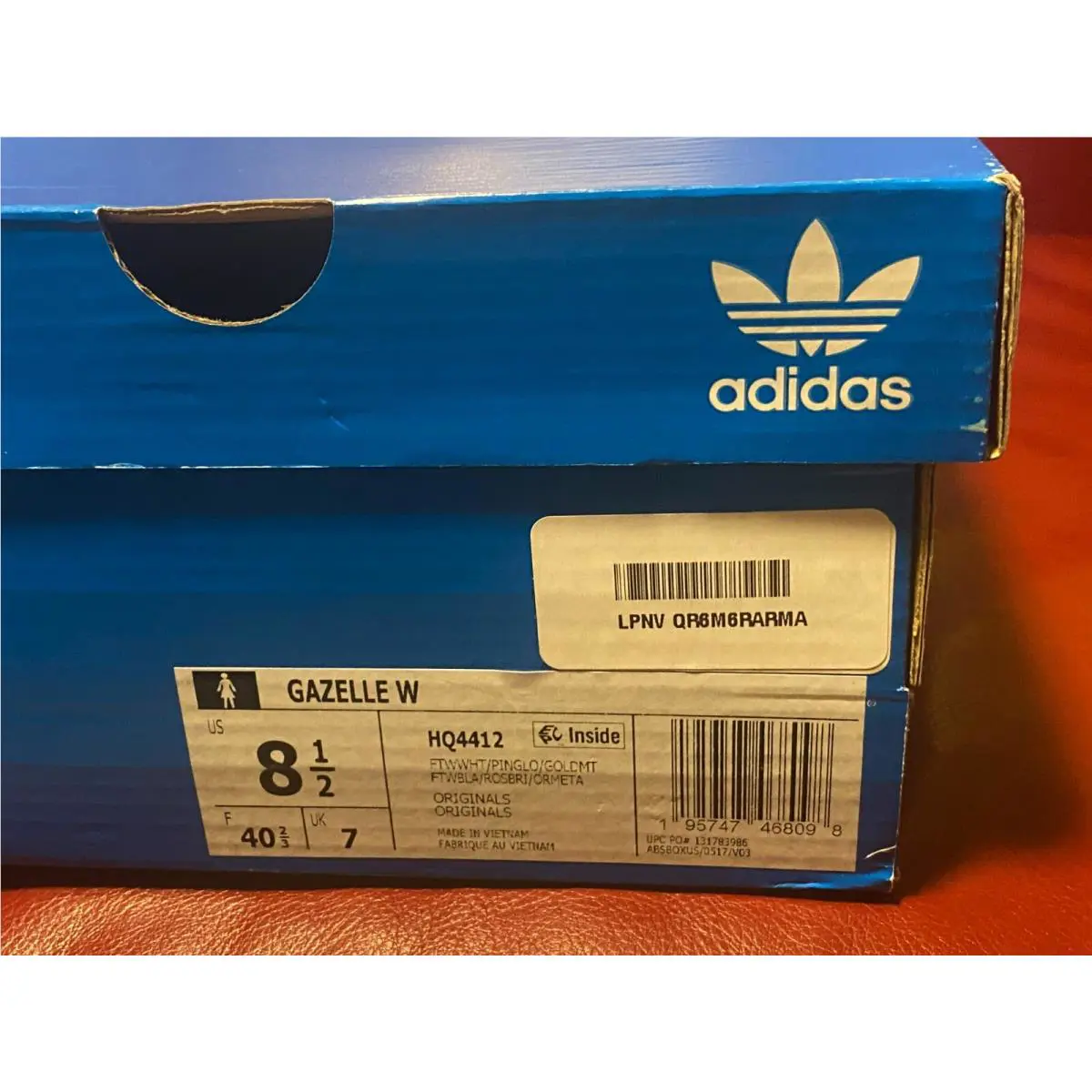 Adidas shoes - adidas Gazelle - Gazelle - HQ4412 - Pink (UPC: 195747468098) 4