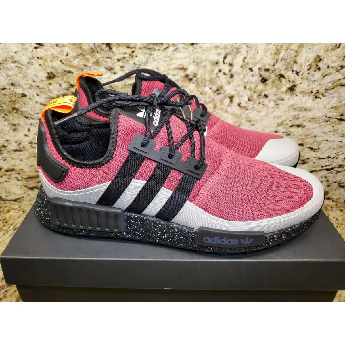 Adidas NMD_R1 TR Trail Wild PK Berry Black Men`s Sneakers Size 11.5 FX6811