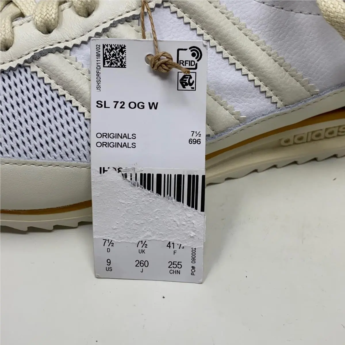 Adidas shoes - adidas SL 72 - JI1035 - White, Manufacturer: Grey Off White Gum 5