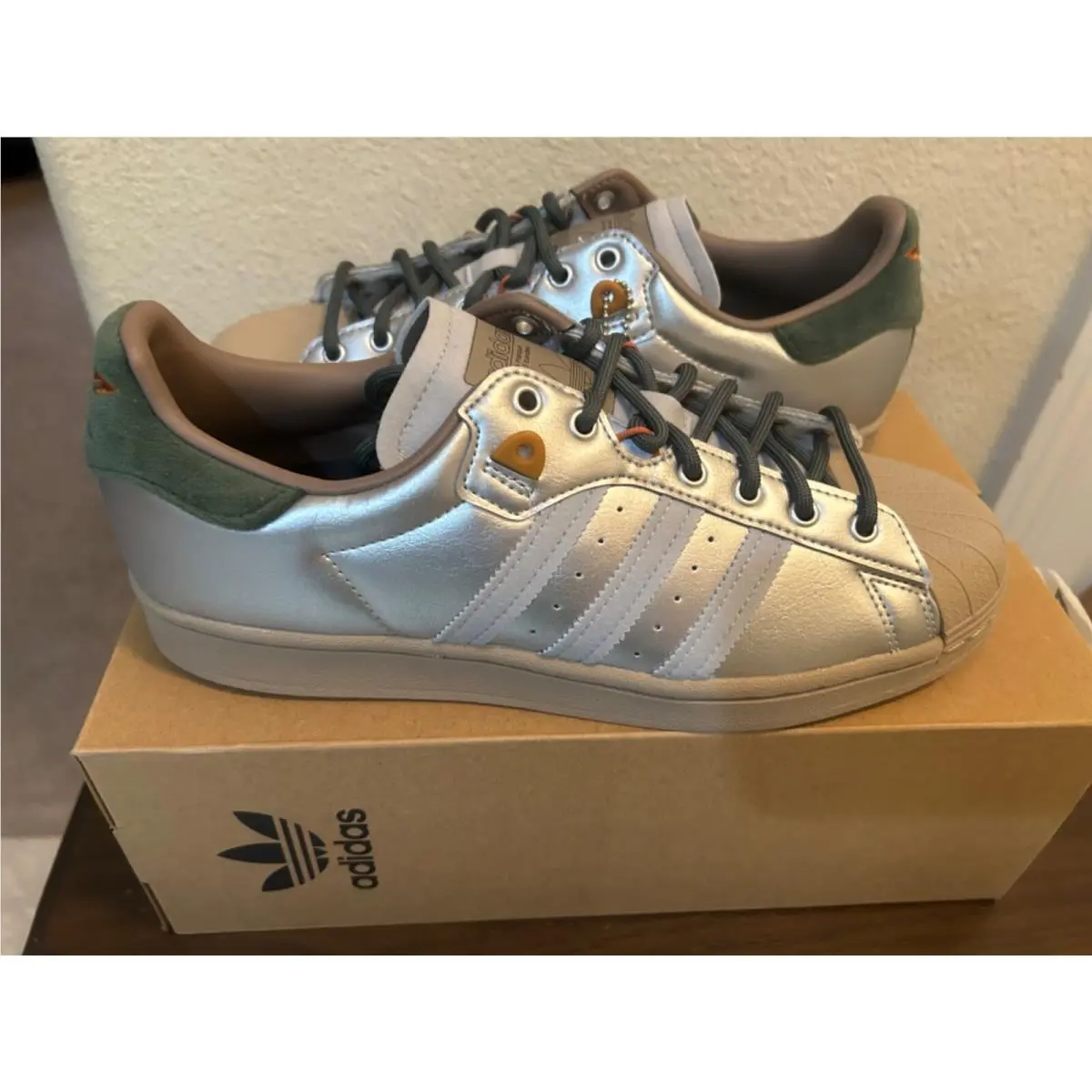 Adidas shoes - adidas Originals Superstar Yanwai - Originals Superstar Yanwai - HP2361 - Silver 4