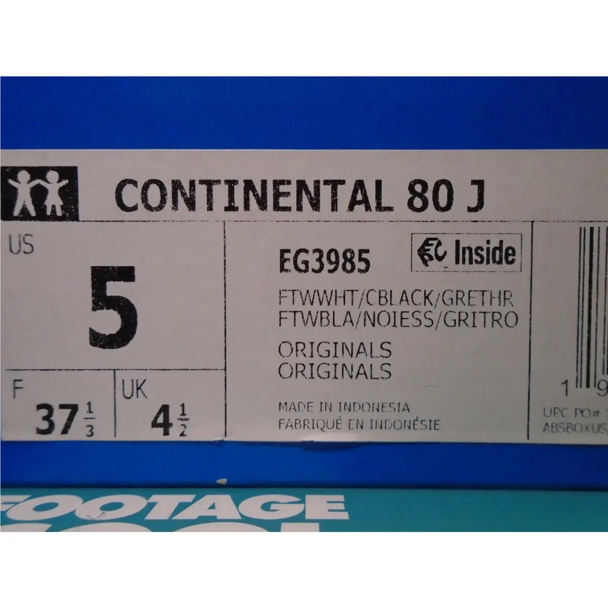 Adidas shoes - Adidas Continental 80 J - Continental - EG3985 - White 10