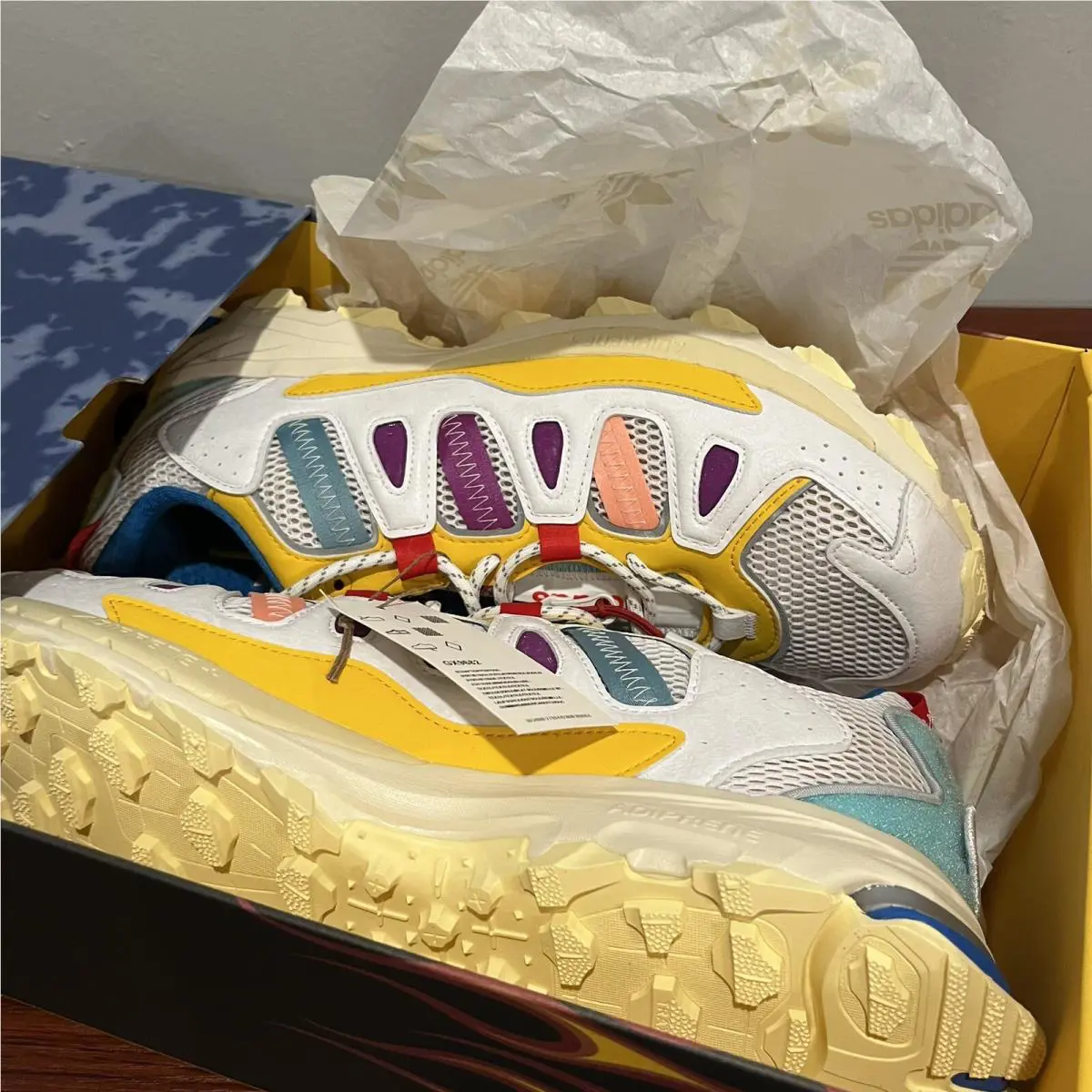 Adidas shoes - adidas X - GX9682 - White/Bold Gold/Blue Bird 7