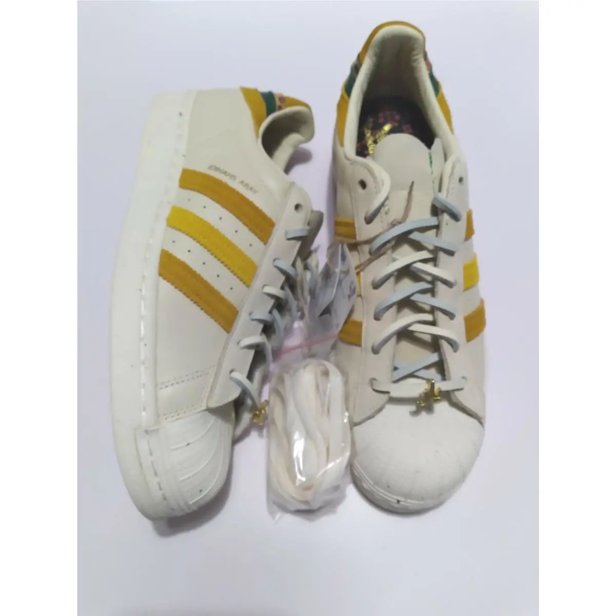 Adidas Superstar Yara Shahidi Unisex Sneakers Yellow M Size 8.5 W Size 10