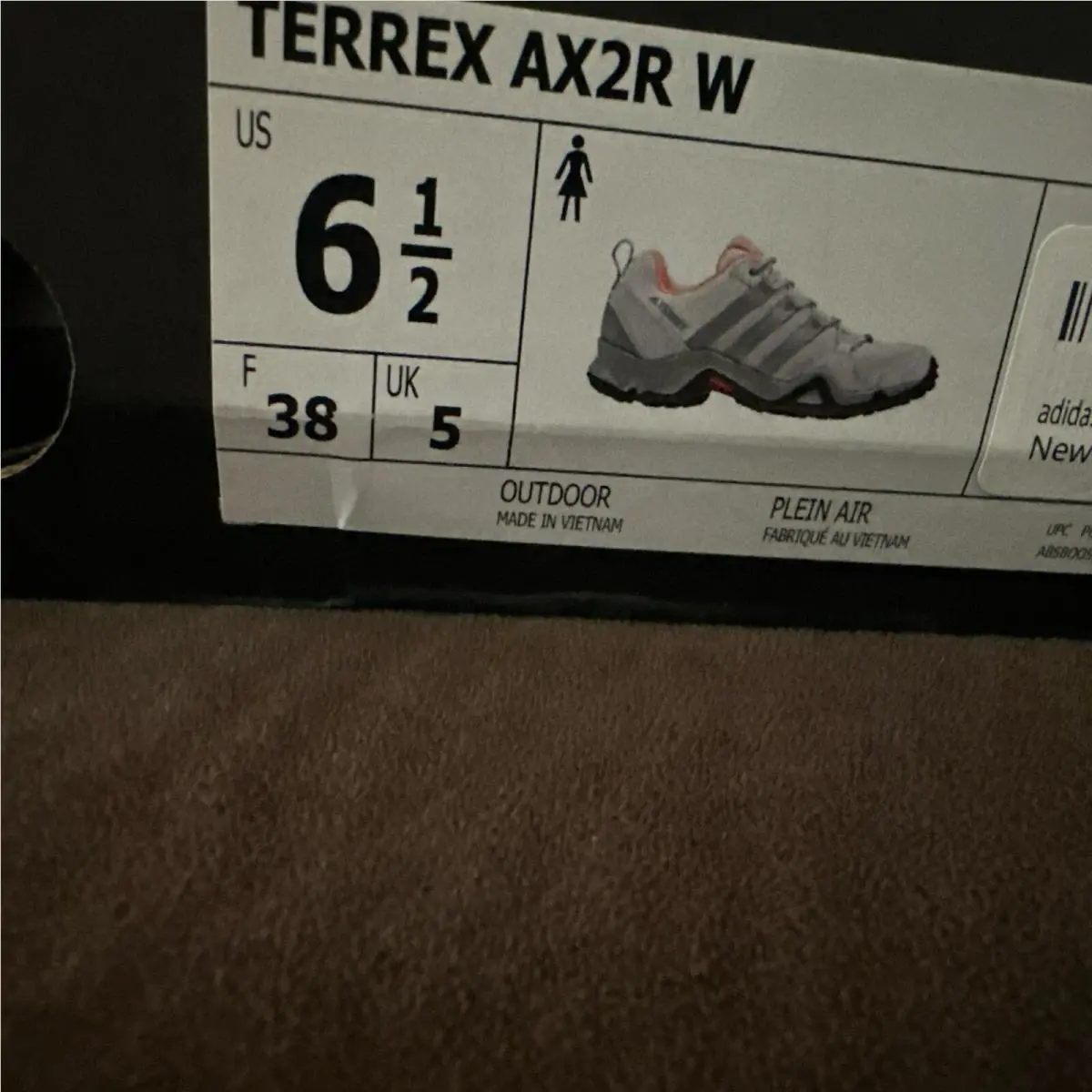 Adidas shoes - Adidas Terrex AX2R K - Terrex - GY7681 - Gray 3
