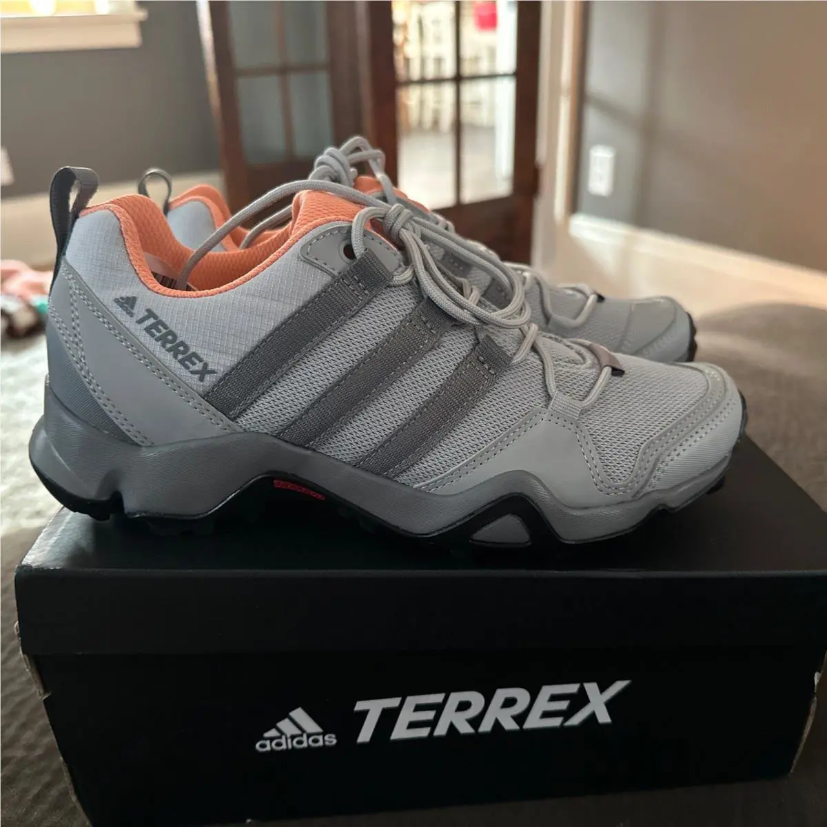 Adidas shoes - Adidas Terrex AX2R K - Terrex - GY7681 - Gray 4