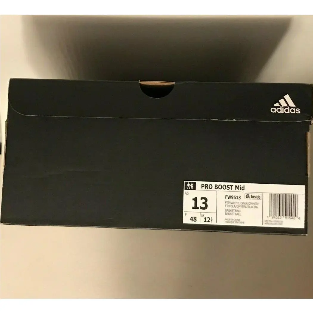 Adidas shoes - adidas Pro Boost Mid - Pro Boost Mid - FW9513 - White (UPC: 191532515404) 10