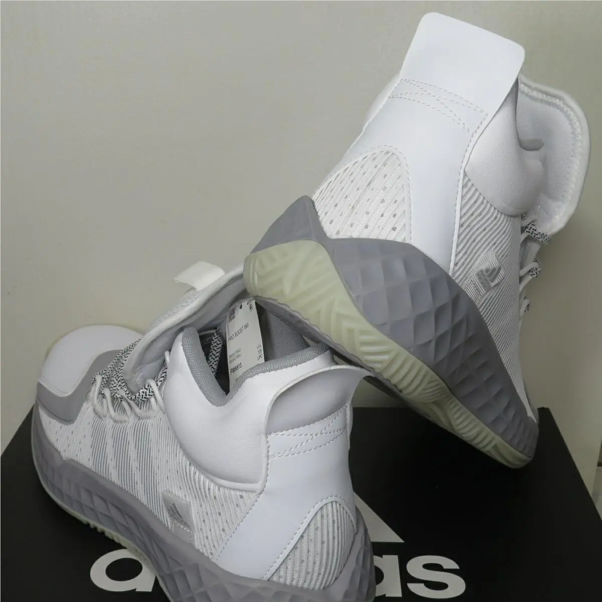 Adidas shoes - adidas Pro Boost Mid - Pro Boost Mid - FW9513 - White (UPC: 191532515404) 4
