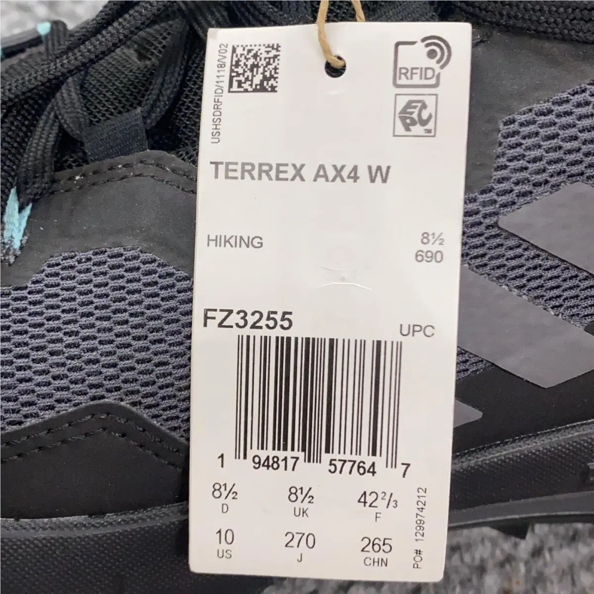 Adidas shoes - adidas TERREX AX4 - TERREX - FZ3255 - Gray 7