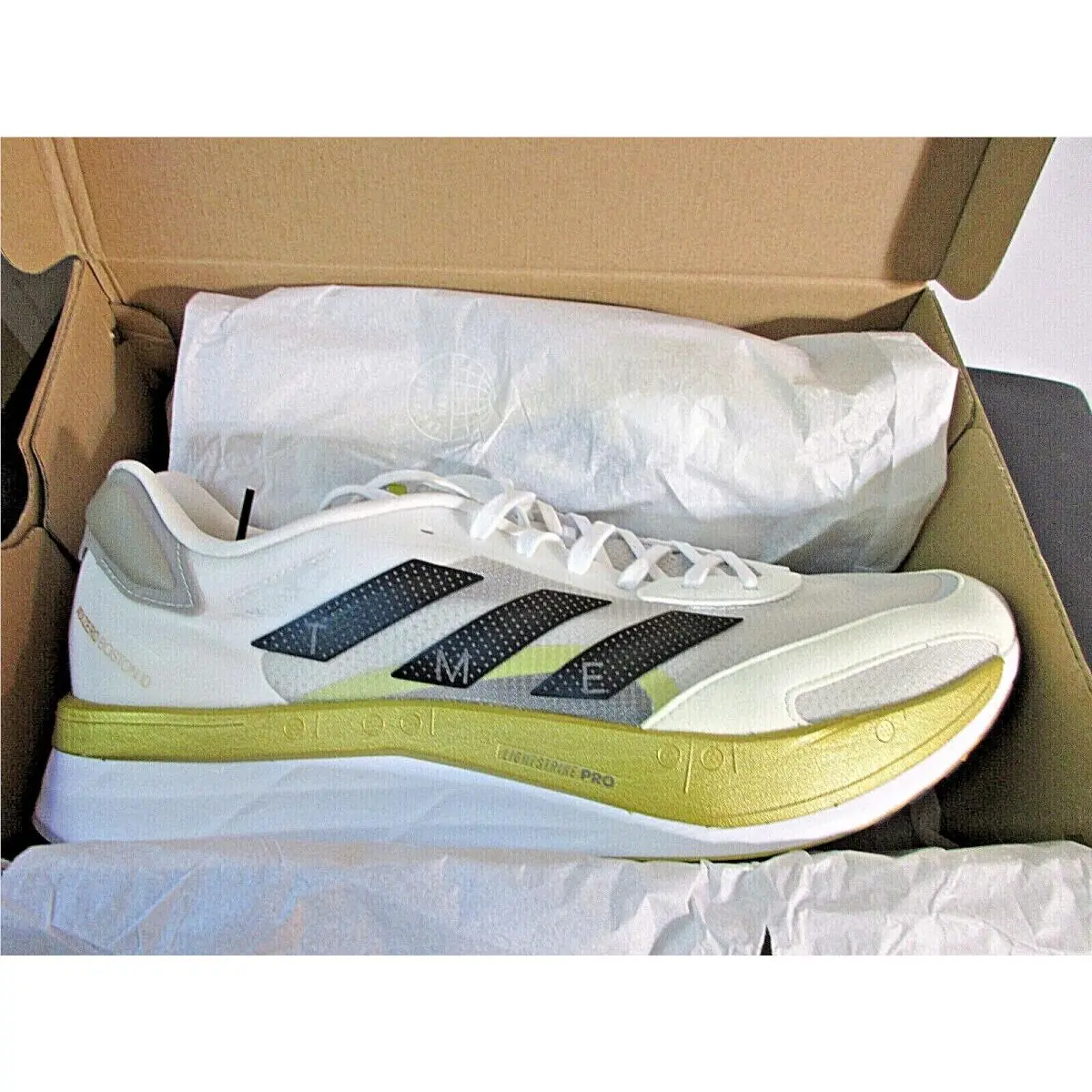 Adidas shoes - adidas adizero boston - adizero boston - GY4929 - White/Black/Grey 3