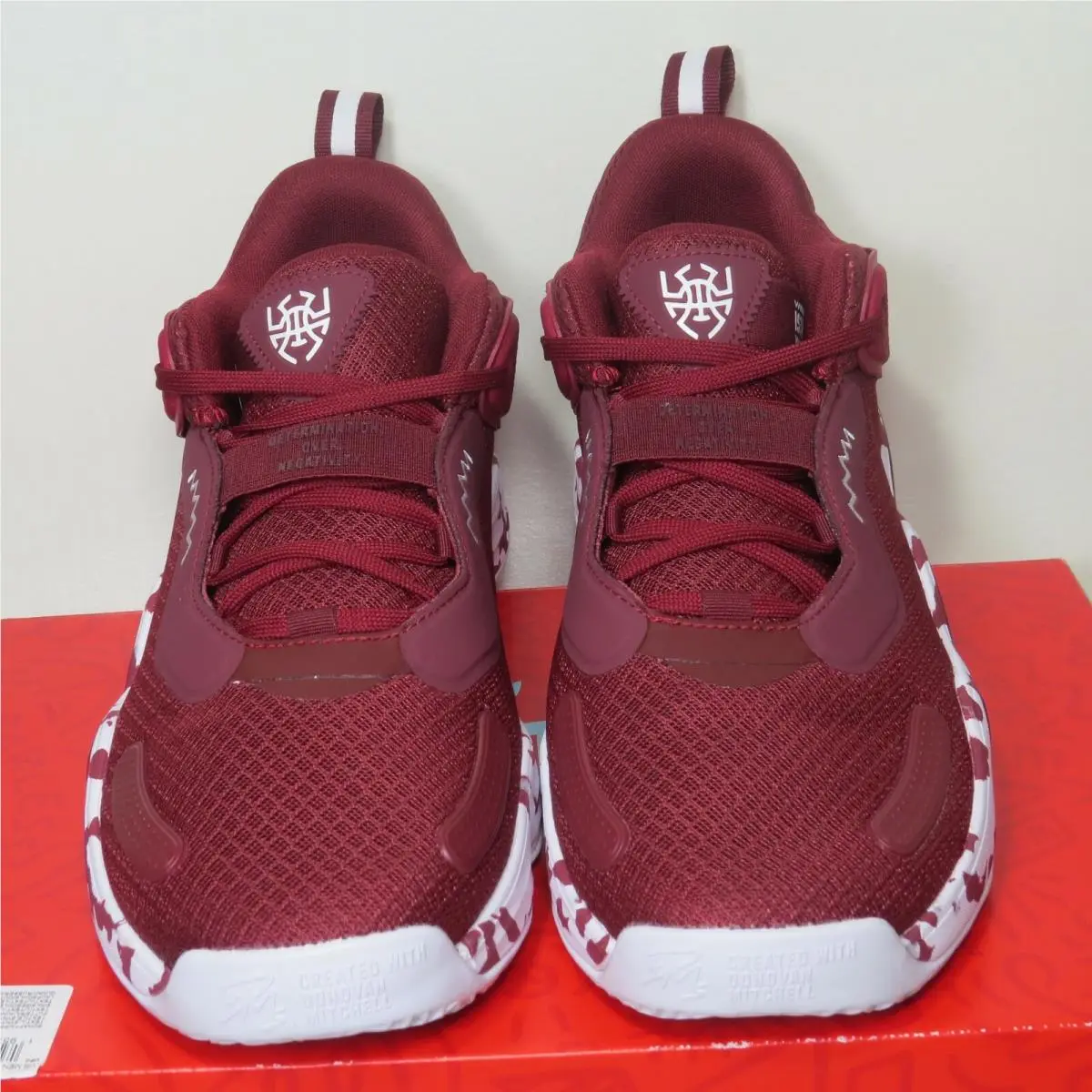 Adidas shoes - adidas SM D.O.N. Issue 3 - GW7919 - Red, Manufacturer: Dark Red /White (UPC: 195735649850) 9