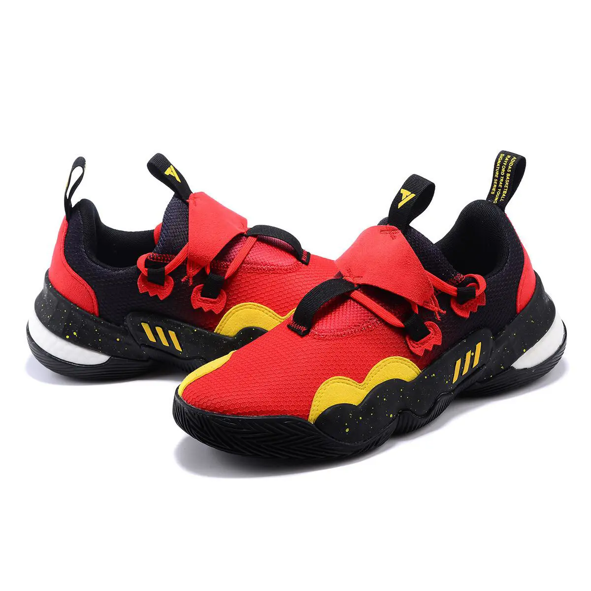 Adidas shoes - Red Black Gold - GY3772 0