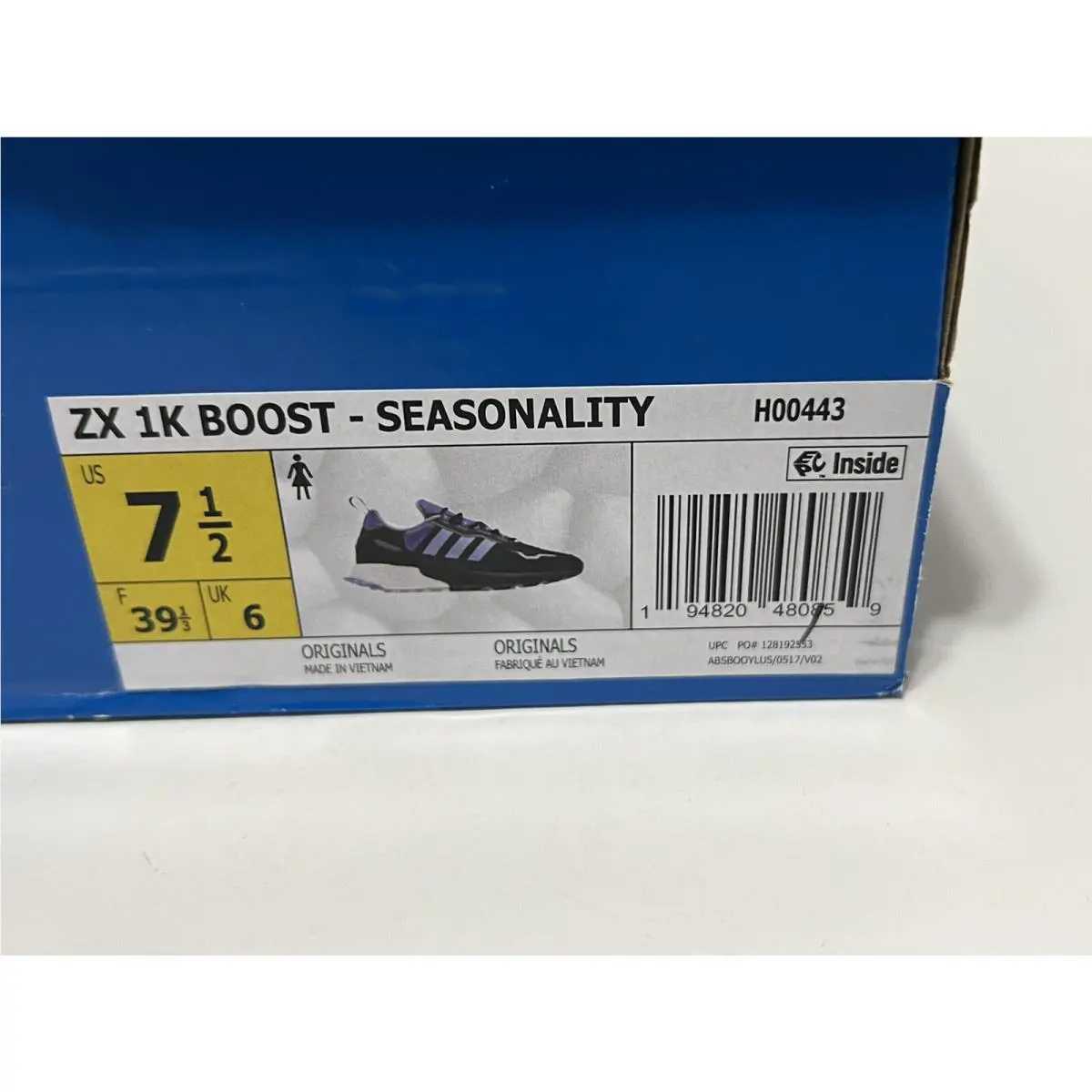 Adidas shoes - adidas ZX - Black/Violet Tone/Purple (UPC: 0194820480859) 9
