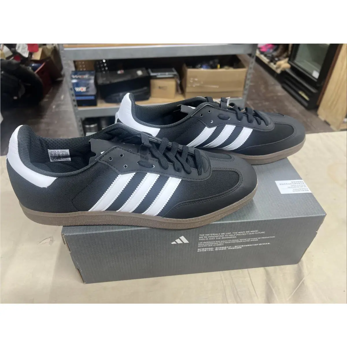 Adidas shoes - adidas Velosamba - Velosamba - HQ9036 - Cblack,Ftwwht,Ftwwht (UPC: 0196464138868) 2