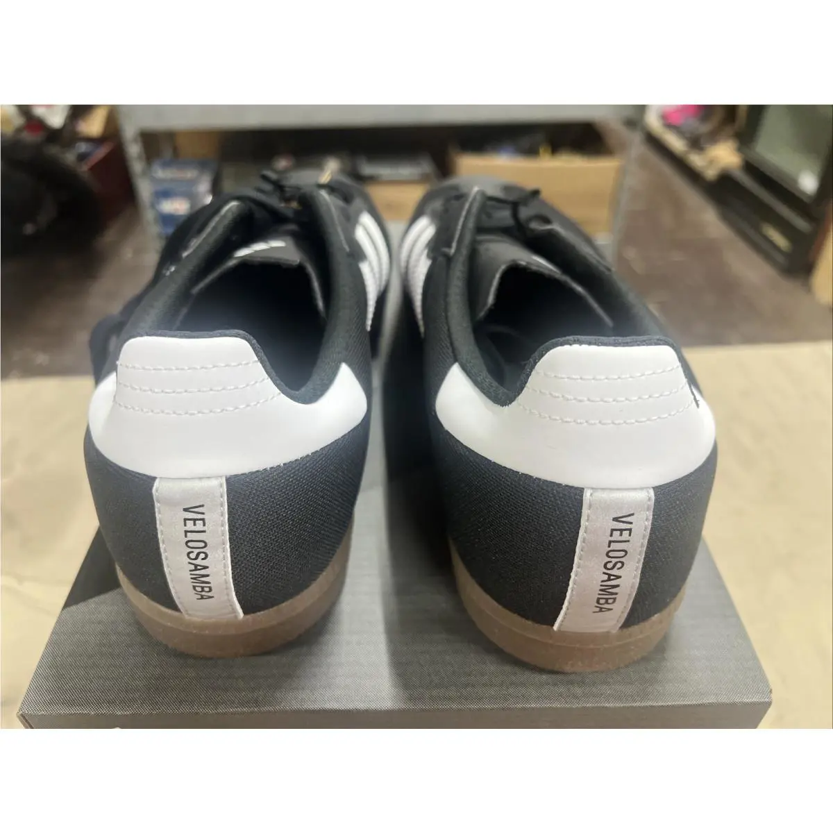 Adidas shoes - adidas Velosamba - Velosamba - HQ9036 - Cblack,Ftwwht,Ftwwht (UPC: 0196464138868) 4