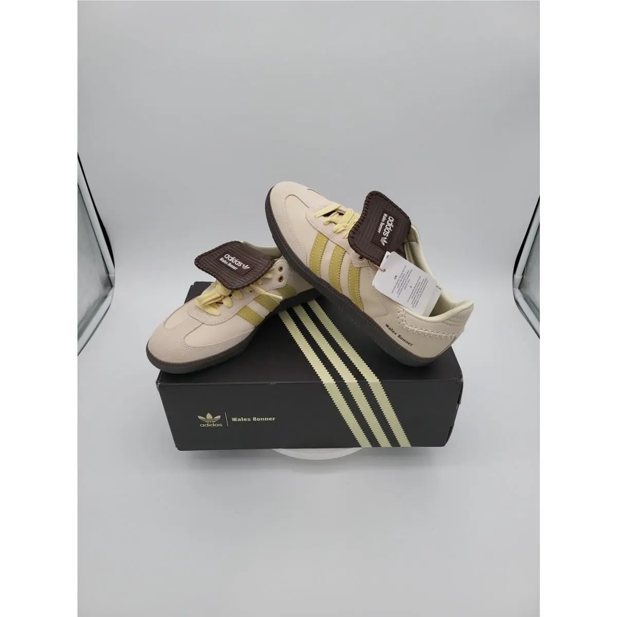 Adidas Wales Bonner Samba Nubuck Men`s Size 8 Sneaker - Ecru Tint - ID0217