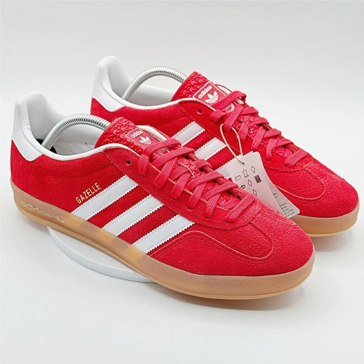 Adidas Gazelle Indoor Shoes Size 9.5 Mens Better Scarlet White Gum JI2063