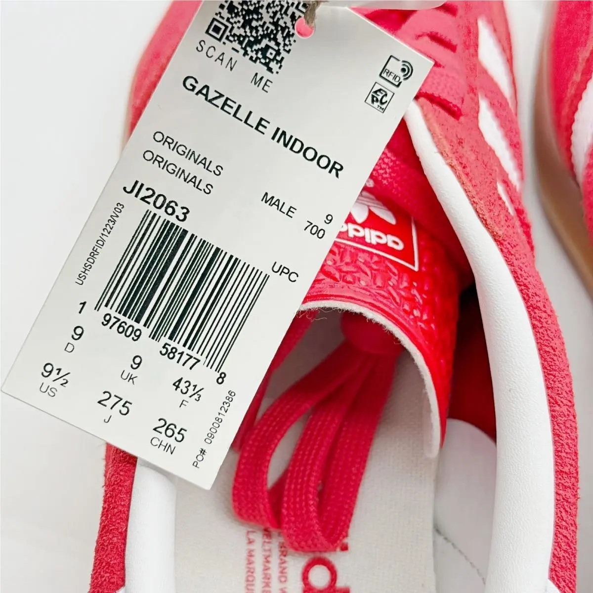 Adidas shoes - adidas Gazelle - Gazelle - JI2063 - Red 4