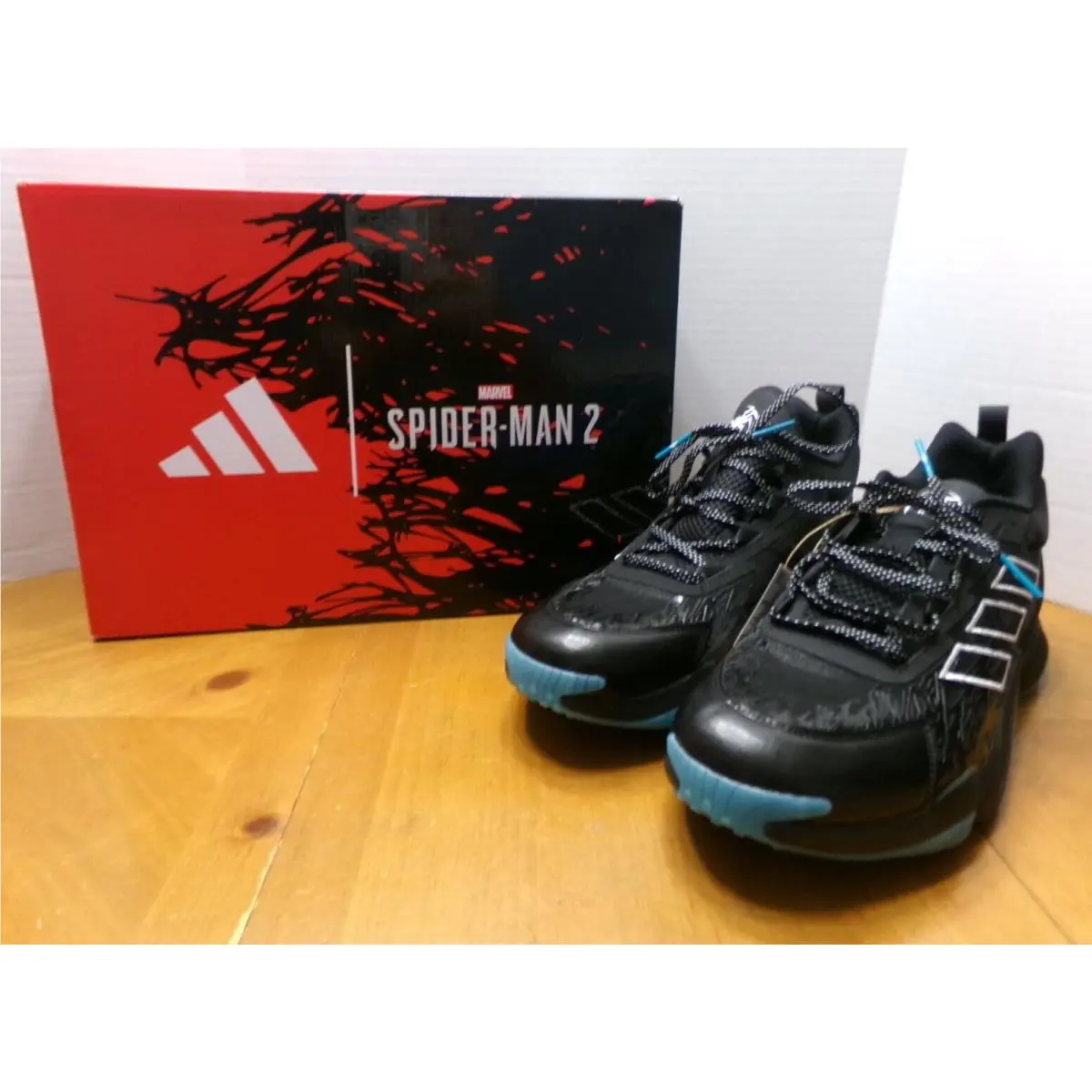 Adidas Pair Venom Spider-man 2 Playstation Impact Flx 2.0 Size 14