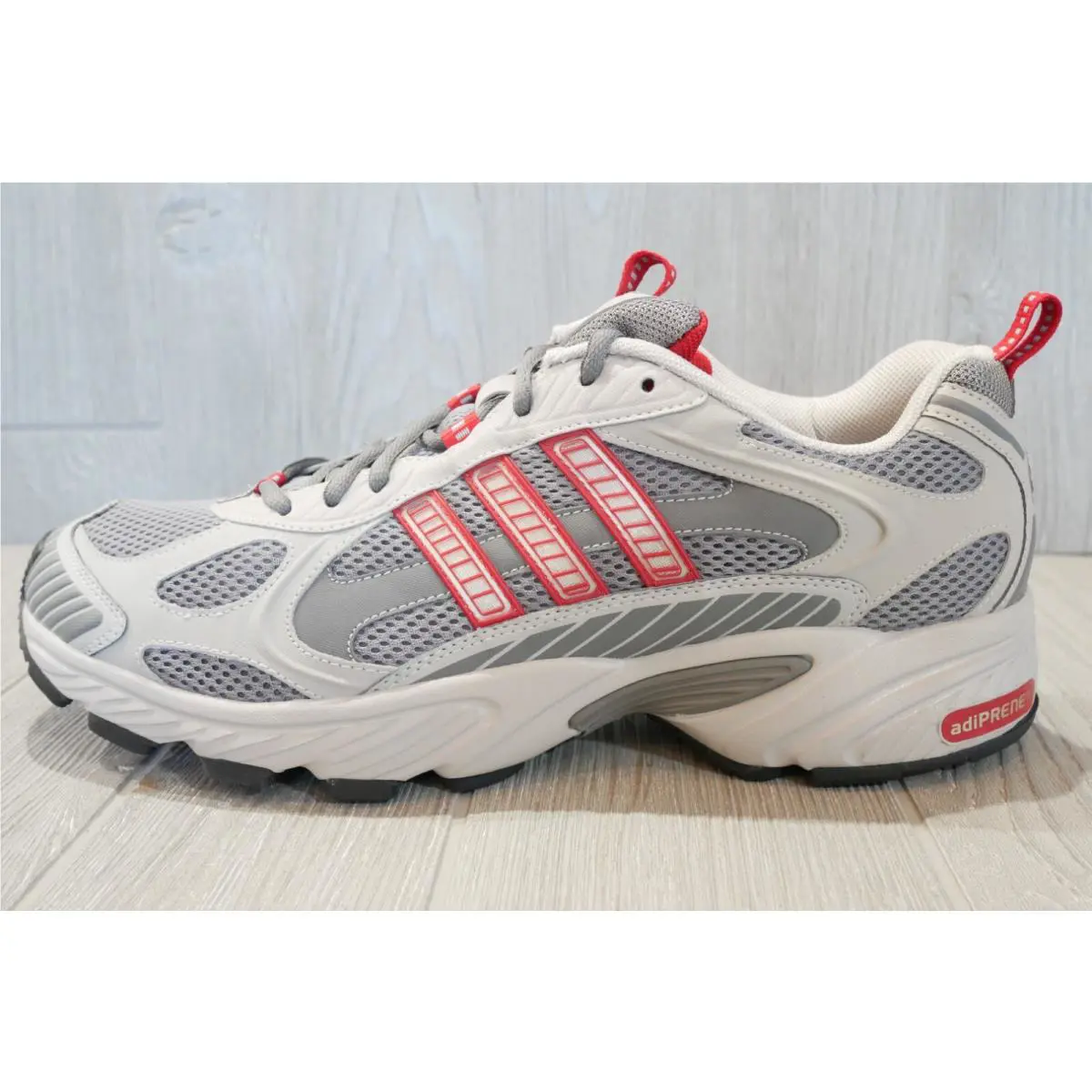 Vintage Adidas Boreal Trail Grey Red Running Shoes 2007 Mens 14 Oss