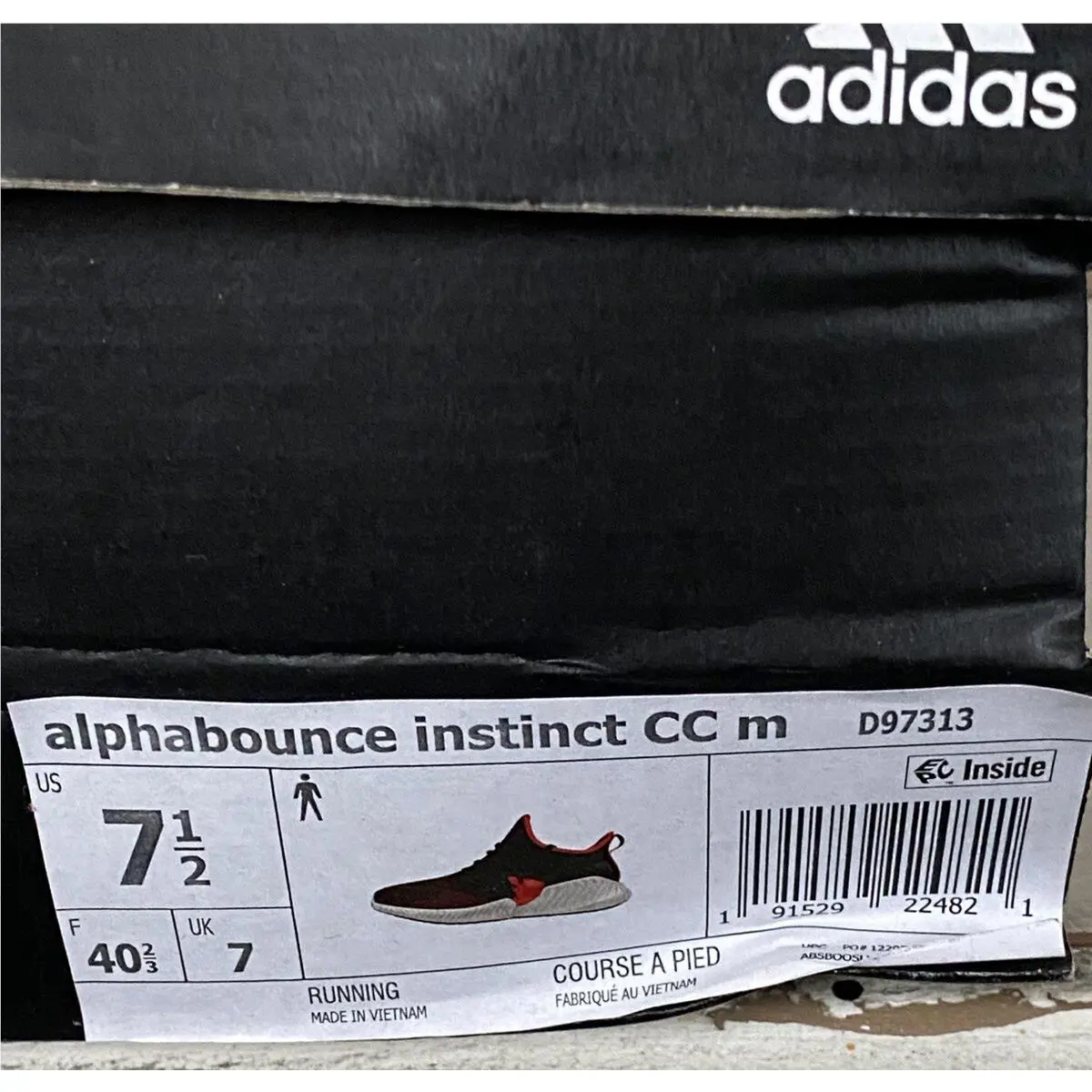 Adidas shoes - adidas Alphabounce - Alphabounce - D97313 - Black (UPC: 0191529224821) 9