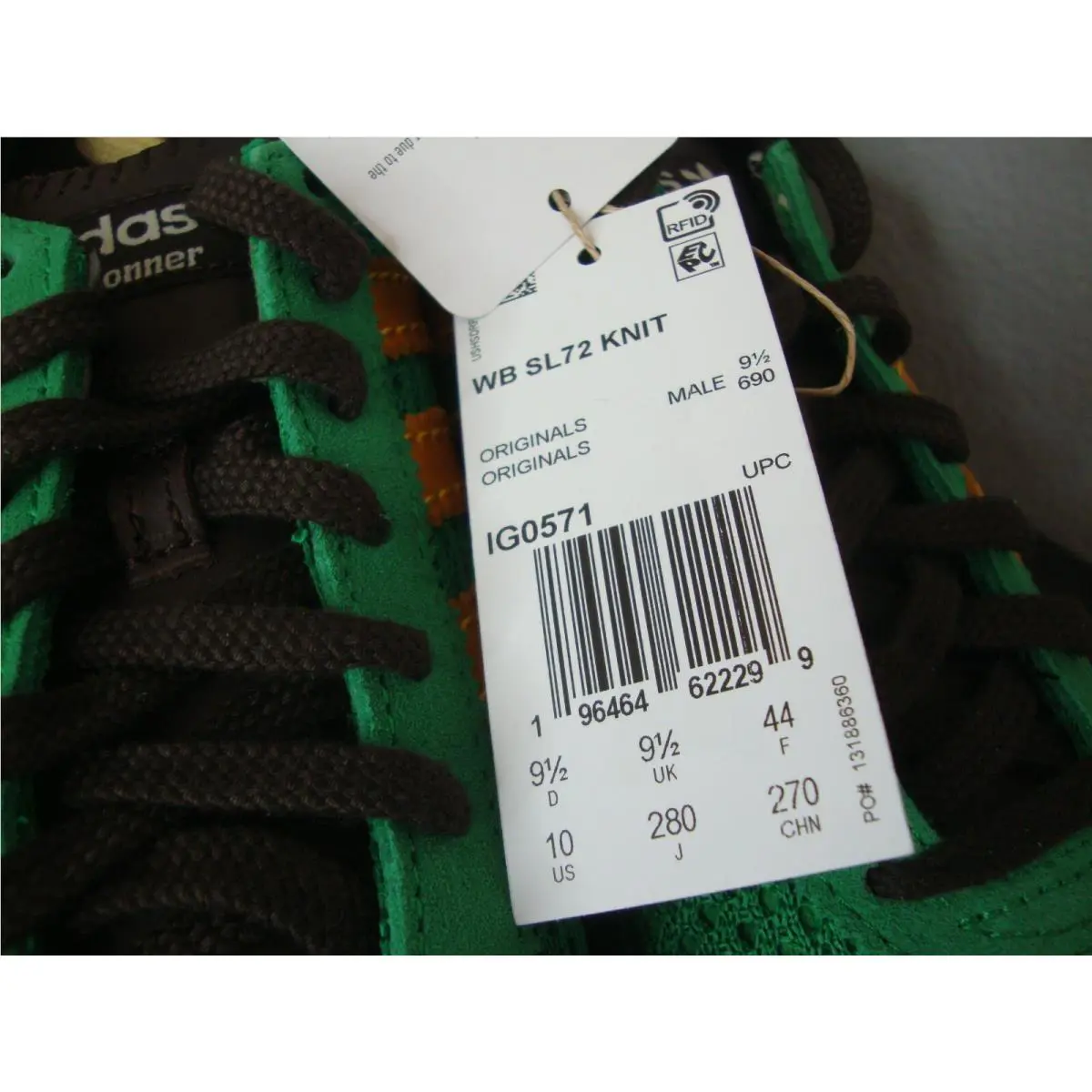 Adidas shoes - adidas SL 72 Knit - Knit - IG0571 - Green (UPC: 196464622299) 8
