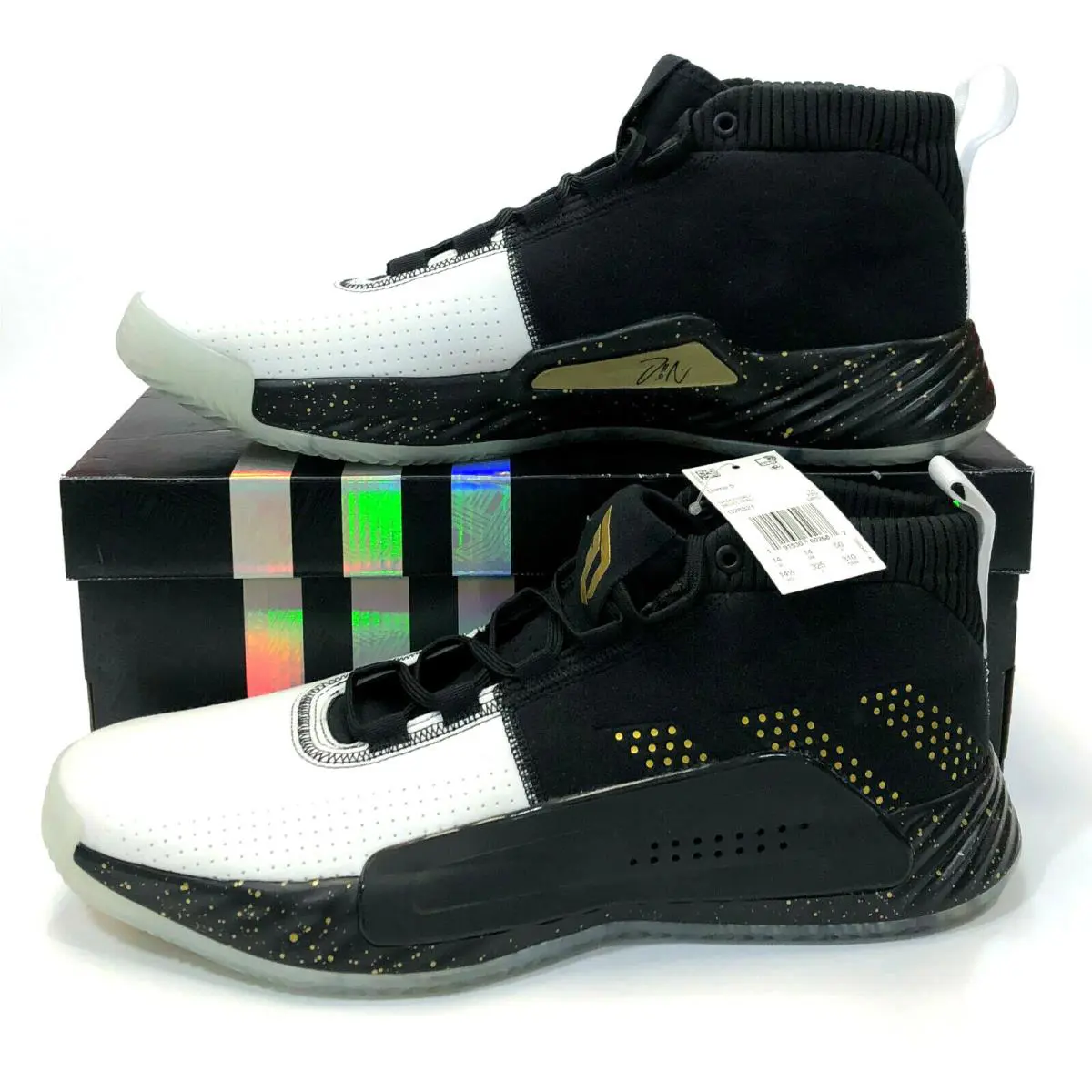 Adidas shoes - Adidas Dame 5 - Dame - G28821 - Black (UPC: 0191530602748) 0