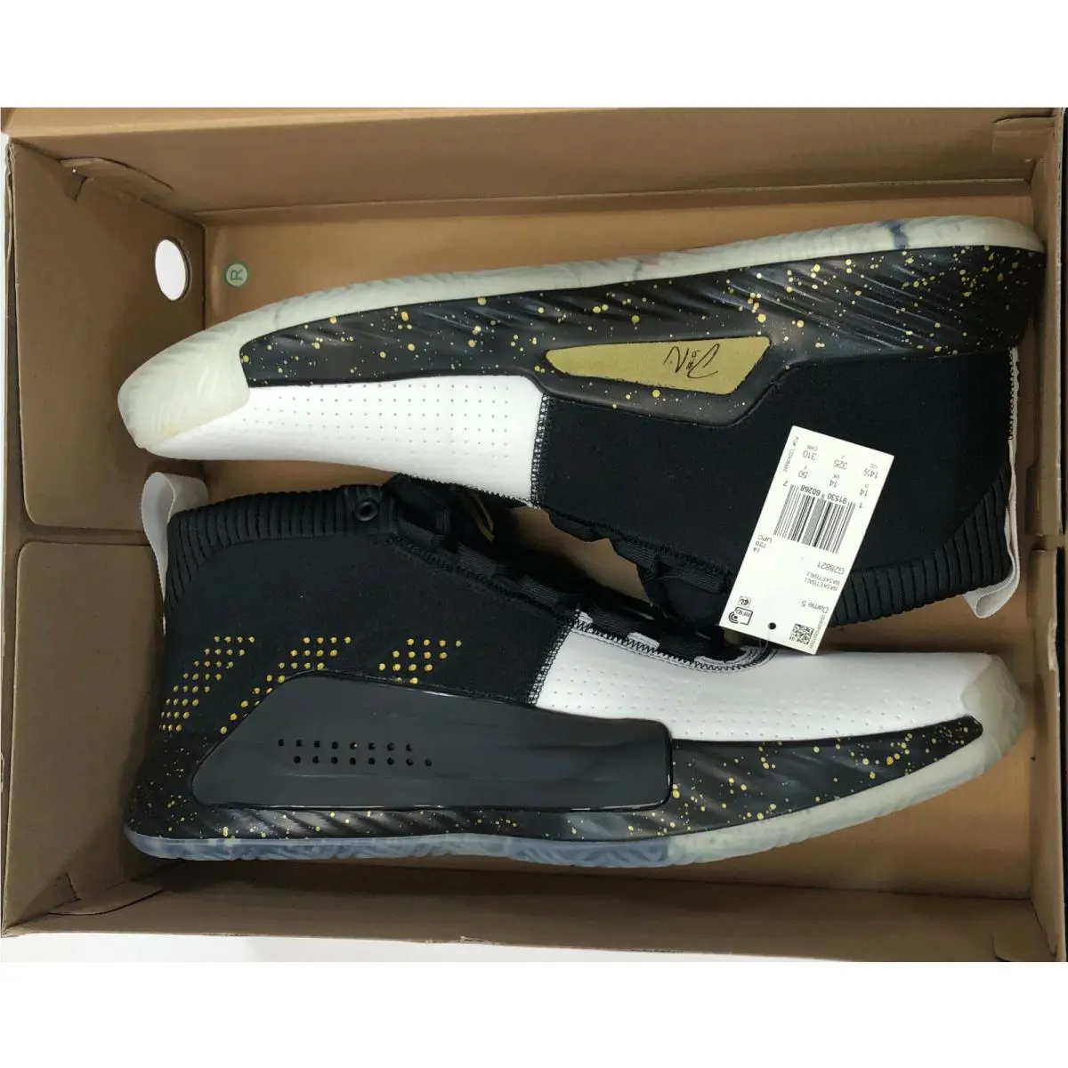 Adidas shoes - Adidas Dame 5 - Dame - G28821 - Black (UPC: 0191530602748) 9