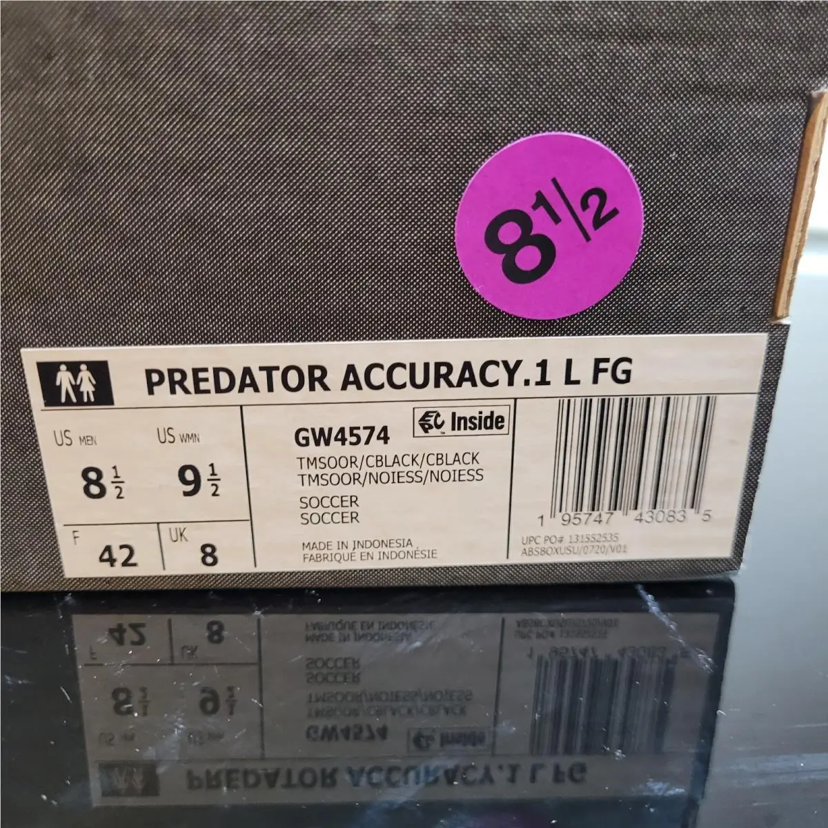 Adidas shoes - Adidas Predator Accuracy .1 Low FG - GW4574 - Orange 6